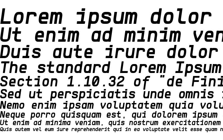 specimens Klartext Mono Bold Italic font, sample Klartext Mono Bold Italic font, an example of writing Klartext Mono Bold Italic font, review Klartext Mono Bold Italic font, preview Klartext Mono Bold Italic font, Klartext Mono Bold Italic font
