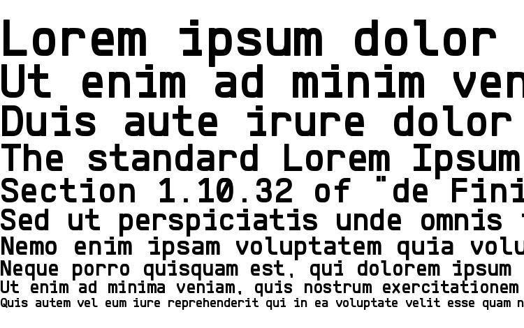 specimens Klartext Mono Bold font, sample Klartext Mono Bold font, an example of writing Klartext Mono Bold font, review Klartext Mono Bold font, preview Klartext Mono Bold font, Klartext Mono Bold font