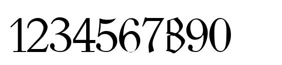 Klausbfraktur Font, Number Fonts