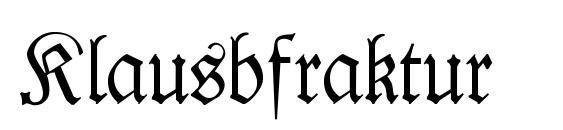 Klausbfraktur font, free Klausbfraktur font, preview Klausbfraktur font