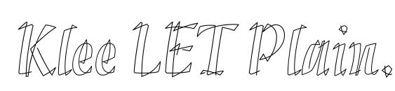 Klee LET Plain.1.0 Font
