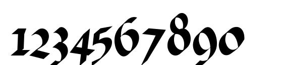 KleinsBrokenGotik Font, Number Fonts