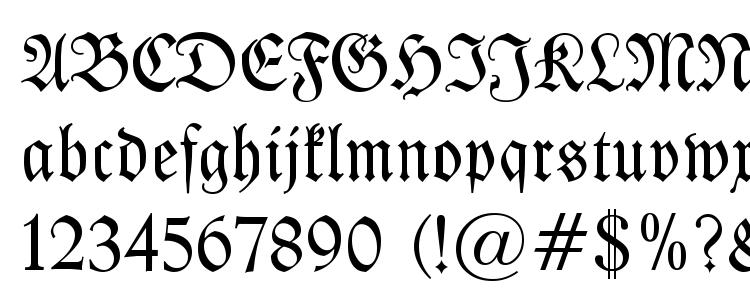 глифы шрифта Kleist Fraktur, символы шрифта Kleist Fraktur, символьная карта шрифта Kleist Fraktur, предварительный просмотр шрифта Kleist Fraktur, алфавит шрифта Kleist Fraktur, шрифт Kleist Fraktur