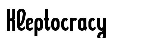 Kleptocracy font, free Kleptocracy font, preview Kleptocracy font