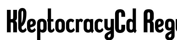 KleptocracyCd Regular Font