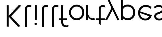 Klillfortypesetters Font