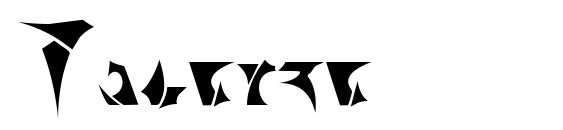 шрифт Klingon, бесплатный шрифт Klingon, предварительный просмотр шрифта Klingon