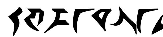 шрифт KlingonTNG, бесплатный шрифт KlingonTNG, предварительный просмотр шрифта KlingonTNG