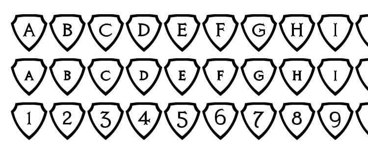 glyphs Knights Quest Shielded font, сharacters Knights Quest Shielded font, symbols Knights Quest Shielded font, character map Knights Quest Shielded font, preview Knights Quest Shielded font, abc Knights Quest Shielded font, Knights Quest Shielded font