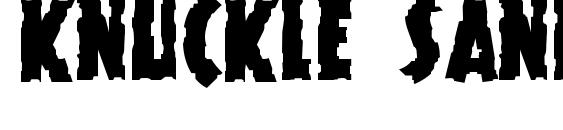 шрифт Knuckle Sandwich Krunchy, бесплатный шрифт Knuckle Sandwich Krunchy, предварительный просмотр шрифта Knuckle Sandwich Krunchy