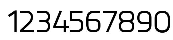 Knul Medium Font, Number Fonts