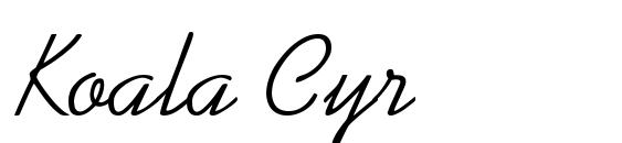 Koala Cyr Font, All Fonts