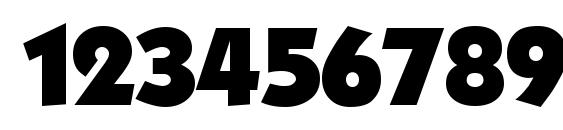 KoblenzSerial Heavy Regular Font, Number Fonts