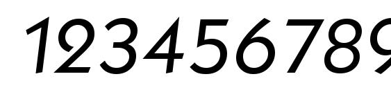 KoblenzSerial Italic Font, Number Fonts