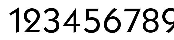 KoblenzSerial Regular Font, Number Fonts