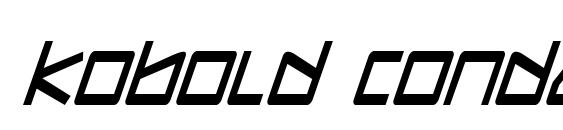 шрифт Kobold Condensed Italic, бесплатный шрифт Kobold Condensed Italic, предварительный просмотр шрифта Kobold Condensed Italic