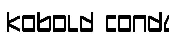 Kobold Condensed font, free Kobold Condensed font, preview Kobold Condensed font