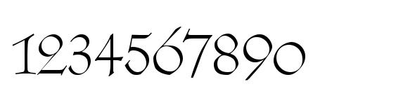 Koch Antiqua LT Font, Number Fonts