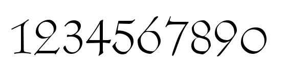 Koch Antiqua Zier Font, Number Fonts