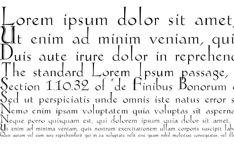specimens Koch Antiqua Zier font, sample Koch Antiqua Zier font, an example of writing Koch Antiqua Zier font, review Koch Antiqua Zier font, preview Koch Antiqua Zier font, Koch Antiqua Zier font