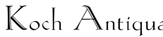 Koch Antiqua Zier font, free Koch Antiqua Zier font, preview Koch Antiqua Zier font