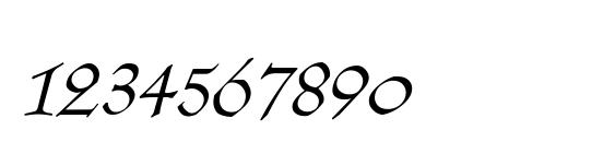 KochRoman Italic Font, Number Fonts