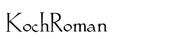 KochRoman font, free KochRoman font, preview KochRoman font