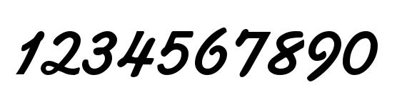 Koffee Bold Font, Number Fonts