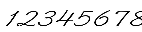 KoffeeWide Regular Font, Number Fonts