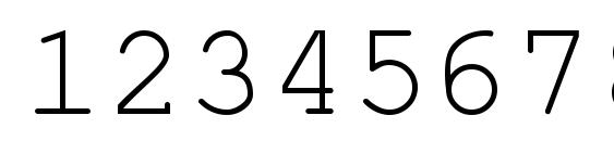 KOI8 Kurier Font, Number Fonts