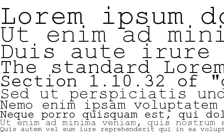 specimens KOI8 Kurier font, sample KOI8 Kurier font, an example of writing KOI8 Kurier font, review KOI8 Kurier font, preview KOI8 Kurier font, KOI8 Kurier font