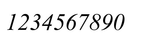 Kokila Italic Font, Number Fonts