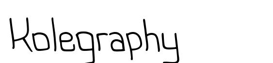 Kolegraphy Font