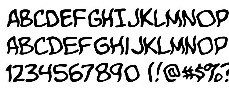 glyphs Komika boo font, сharacters Komika boo font, symbols Komika boo font, character map Komika boo font, preview Komika boo font, abc Komika boo font, Komika boo font