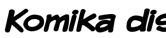 Шрифт Komika display bold