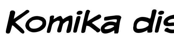 Шрифт Komika display
