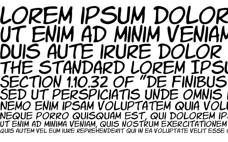 specimens Komika slim font, sample Komika slim font, an example of writing Komika slim font, review Komika slim font, preview Komika slim font, Komika slim font