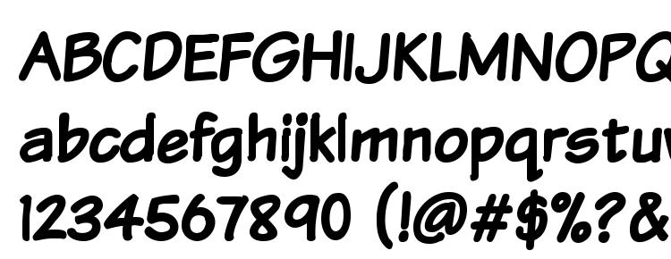 glyphs Komika text bold font, сharacters Komika text bold font, symbols Komika text bold font, character map Komika text bold font, preview Komika text bold font, abc Komika text bold font, Komika text bold font