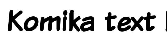 Komika text bold font, free Komika text bold font, preview Komika text bold font