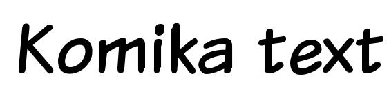 Komika text font, free Komika text font, preview Komika text font