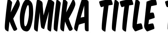 Komika title tall Font
