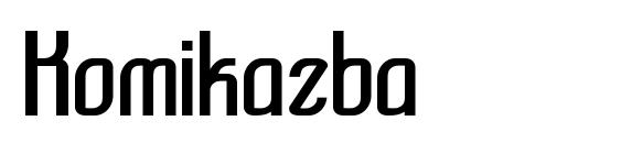 шрифт Komikazba, бесплатный шрифт Komikazba, предварительный просмотр шрифта Komikazba