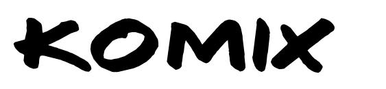 Komix font, free Komix font, preview Komix font