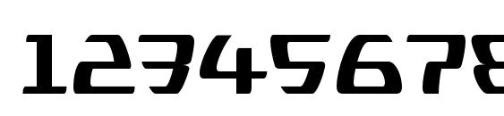 Kompressor Bold Font, Number Fonts