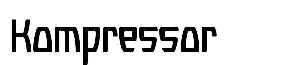 Kompressor Font