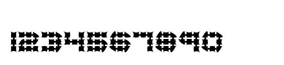 Konector Eerie BRK Font, Number Fonts