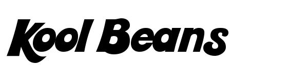 Kool Beans font, free Kool Beans font, preview Kool Beans font