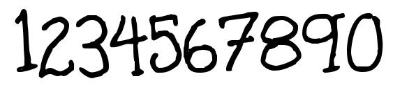 Koorear Font, Number Fonts