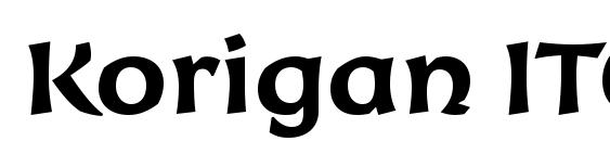 Korigan ITC Bold font, free Korigan ITC Bold font, preview Korigan ITC Bold font