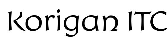 Korigan ITC Light font, free Korigan ITC Light font, preview Korigan ITC Light font